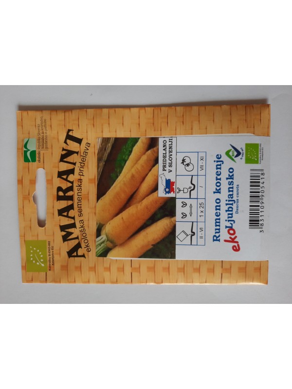 EKO SEME RUMENO KORENJE LJUBLJANSKO