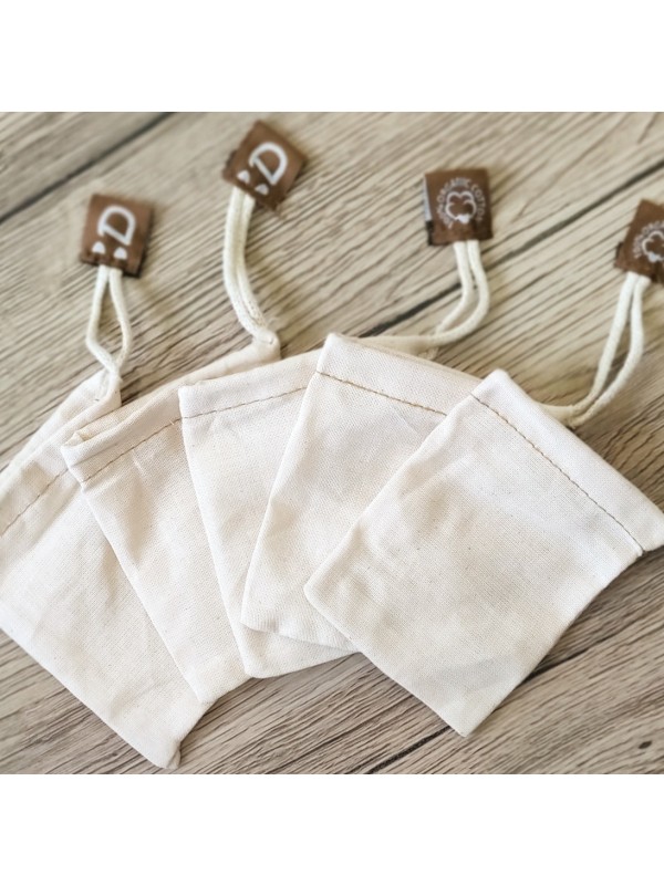 PRALNE VREČKE ZA ČAJ + ŽLIČKA