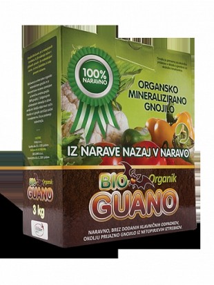 BIO GUANO ORGANIK 3kg 2+1 gratis