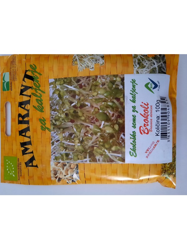 Organic broccoli seeds for sprouting